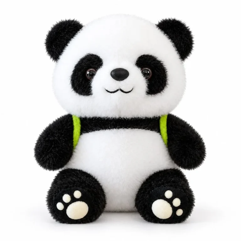 Bamboo Backpack Panda Soft Toy