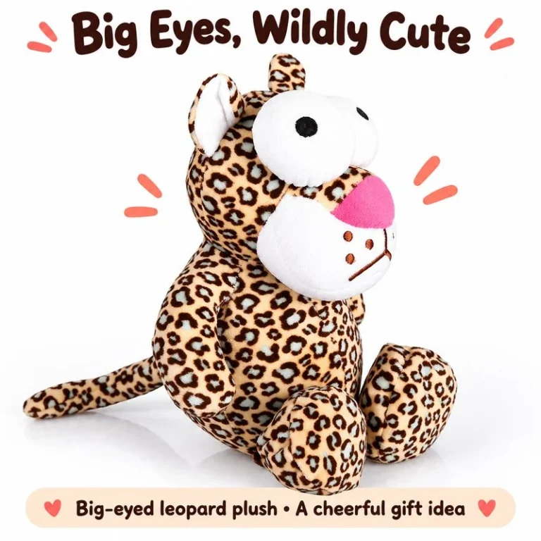 Big Eyed Leopard Plush