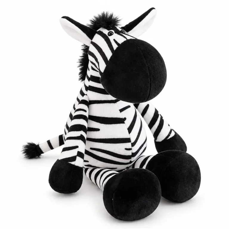 Big Muzzle Zebra Plush