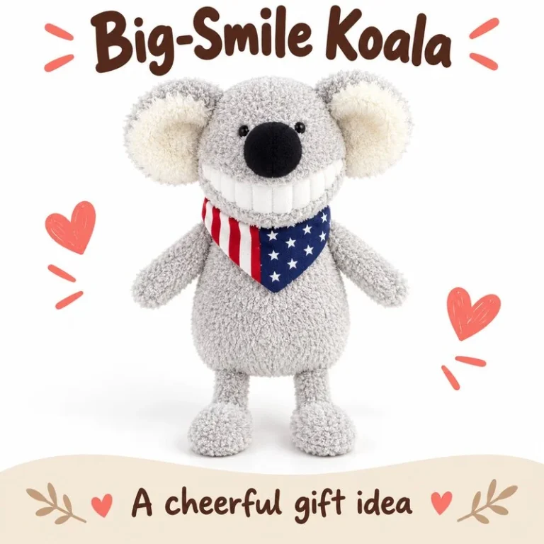 Big Smile Bandana Koala Plush