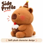Birthday Cupcake Capybara Plush — additional angle concept.