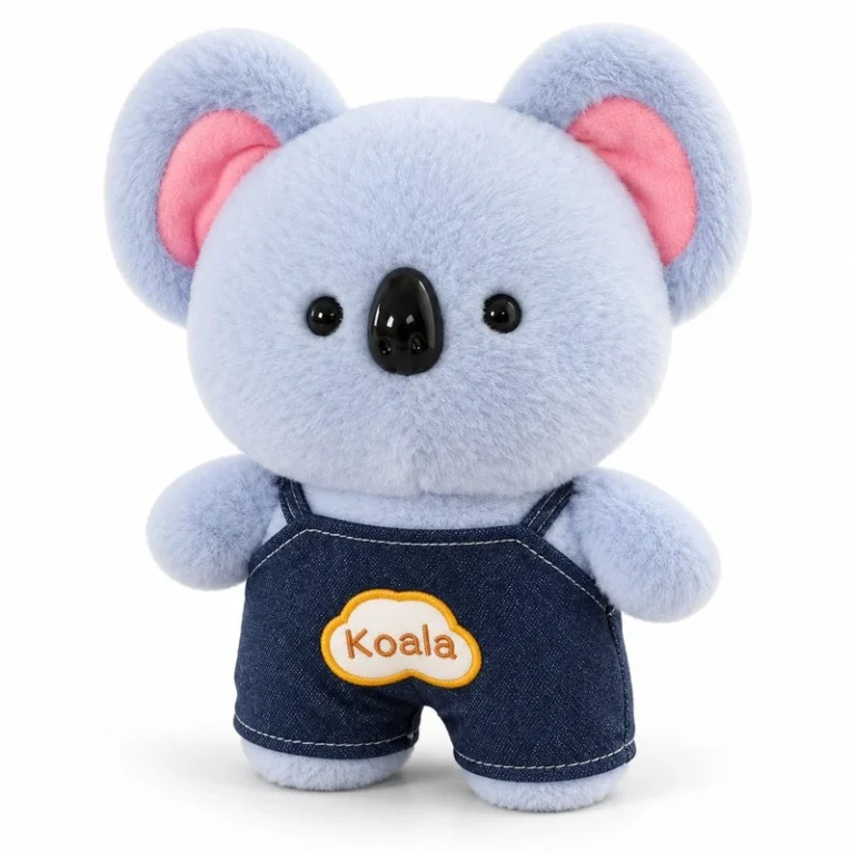 Blue Overalls Koala Plush