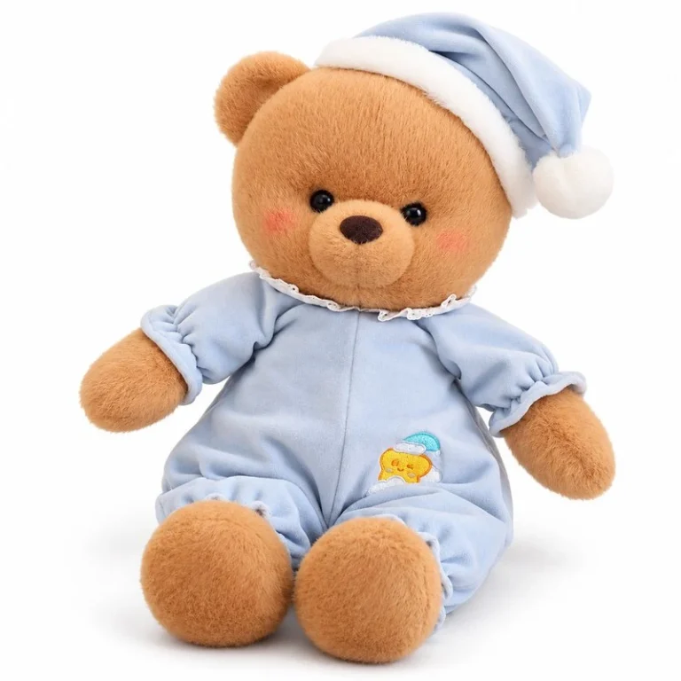 Blue Pajama Teddy Bear Plush