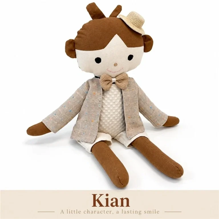 Bow Tie Boy Cloth Doll