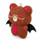 Brown Bat Bear Plush Charm — additional angle concept.