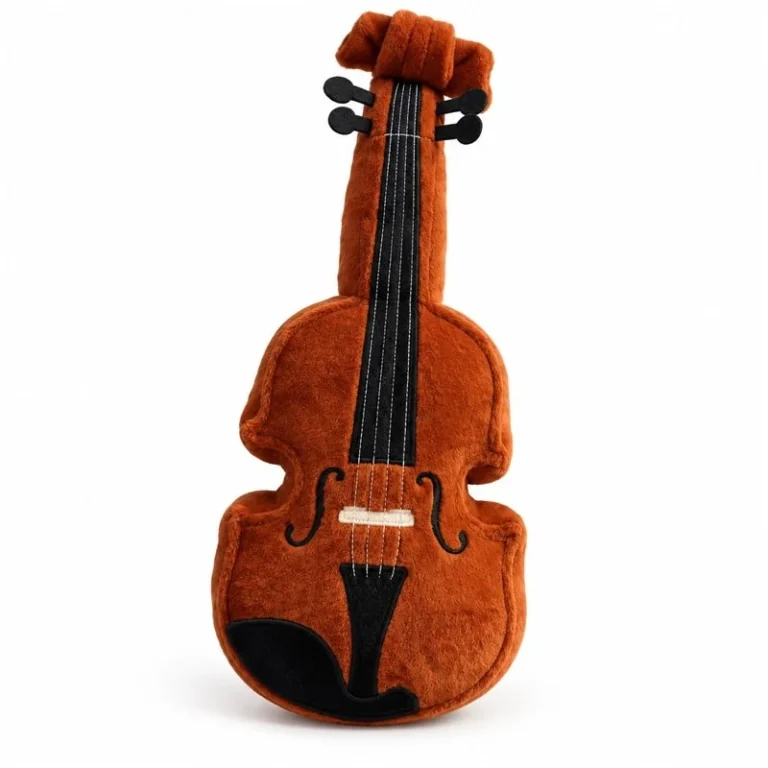 Brown Violin Plush