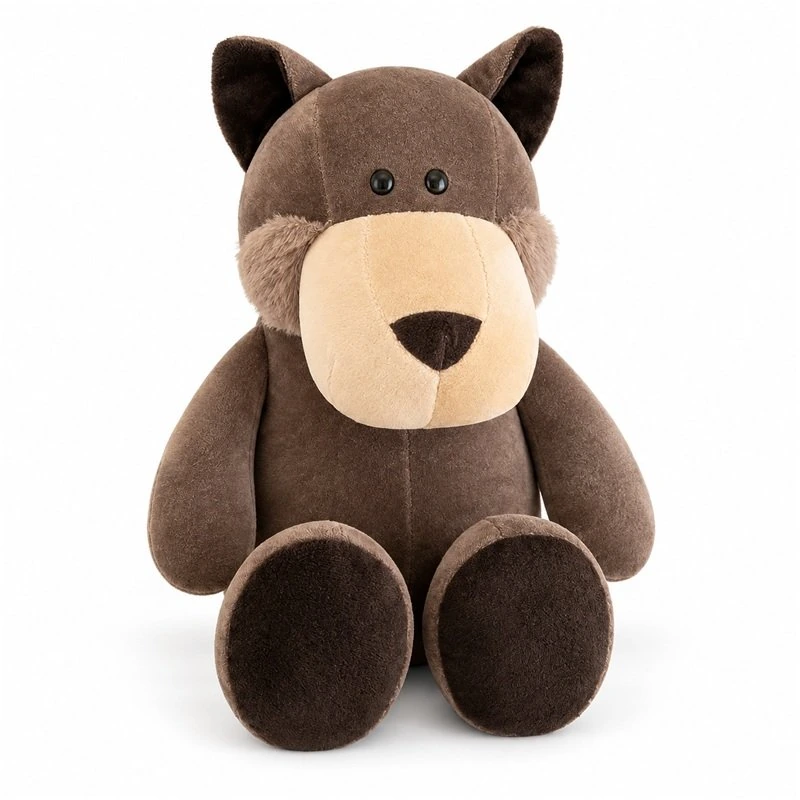 Brown Wolf Plush
