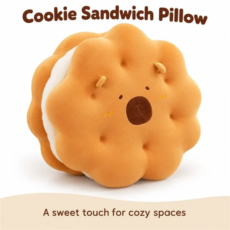 Cookie Sandwich Plush Pillow