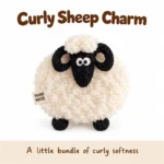 Curly White Sheep Plush Toy; AI concept reference, final sample and specifications to be confirmed.