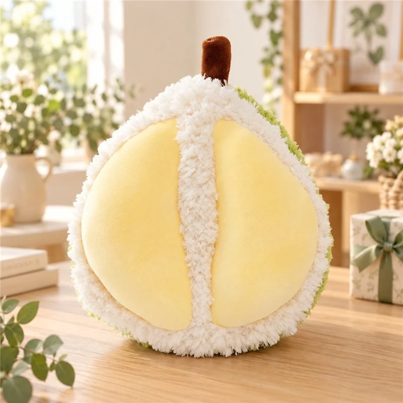 Yellow Segment Fruit Plush Cushion — illustrative application scene.