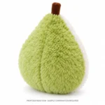 Yellow Segment Fruit Plush Cushion — reverse construction concept.
