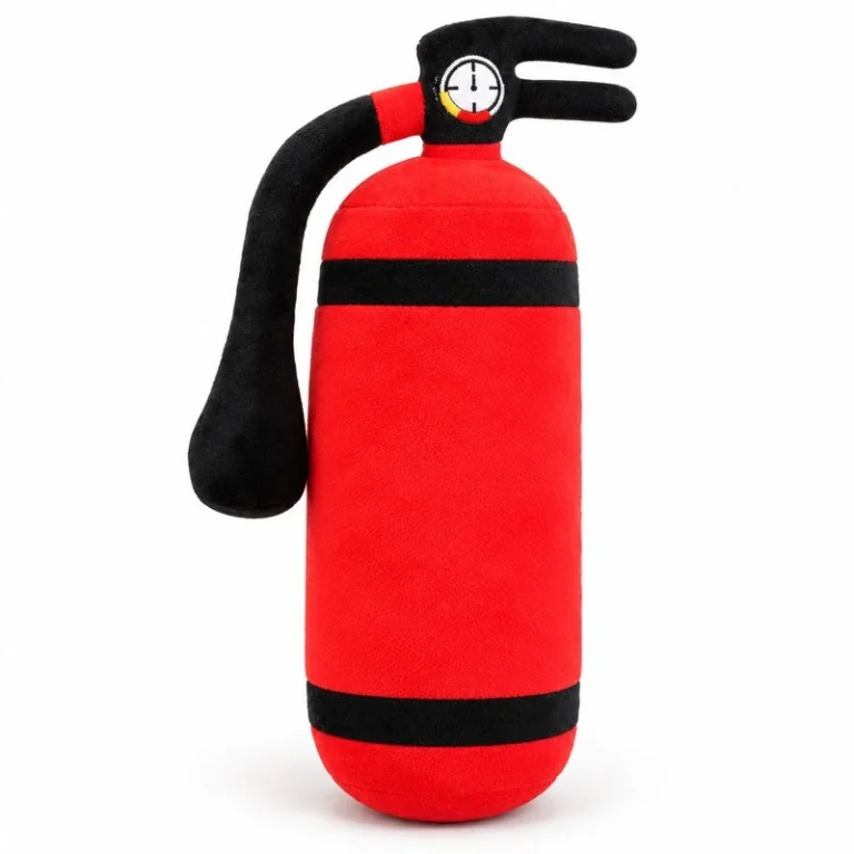 Fire Extinguisher Plush Pillow