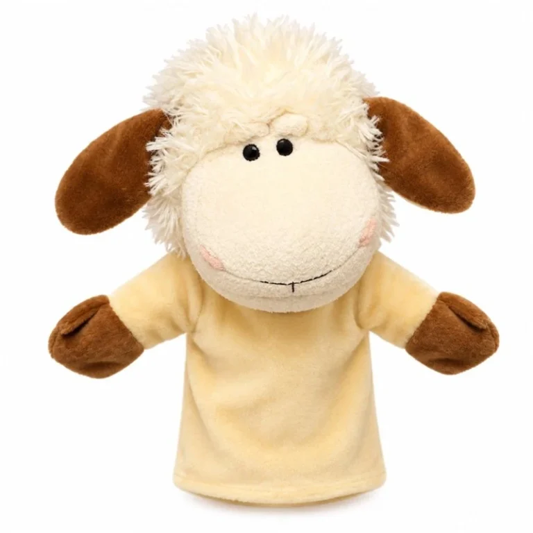 Fluffy Sheep Hand Puppet