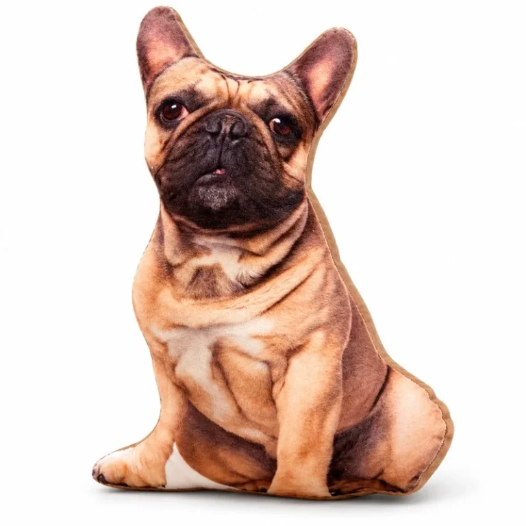 French Bulldog Printed Plush Pillow