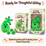 Gallbladder Gallstones Plush Set — optional packaging concept; final artwork, fit and quotation require confirmation.