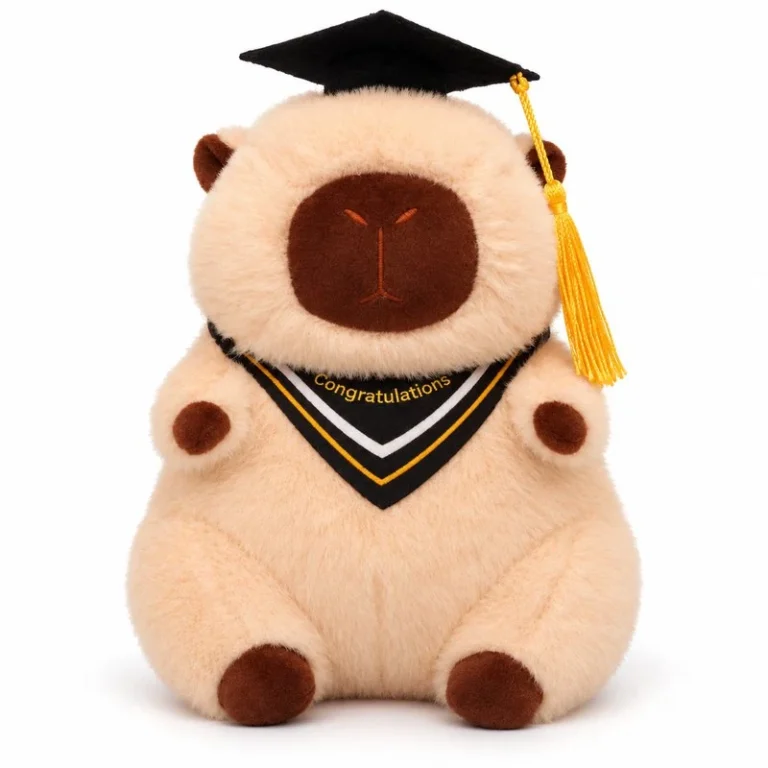 Graduation Cap Capybara Plush