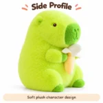 Green Banana Holding Capybara Plush — additional angle concept.