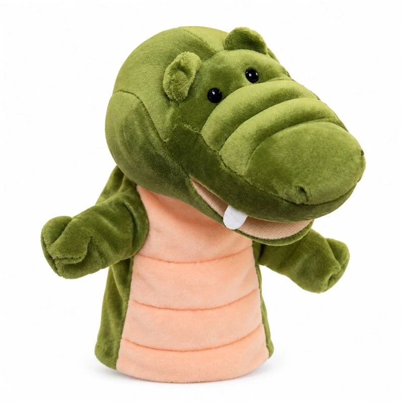 Green Crocodile Hand Puppet