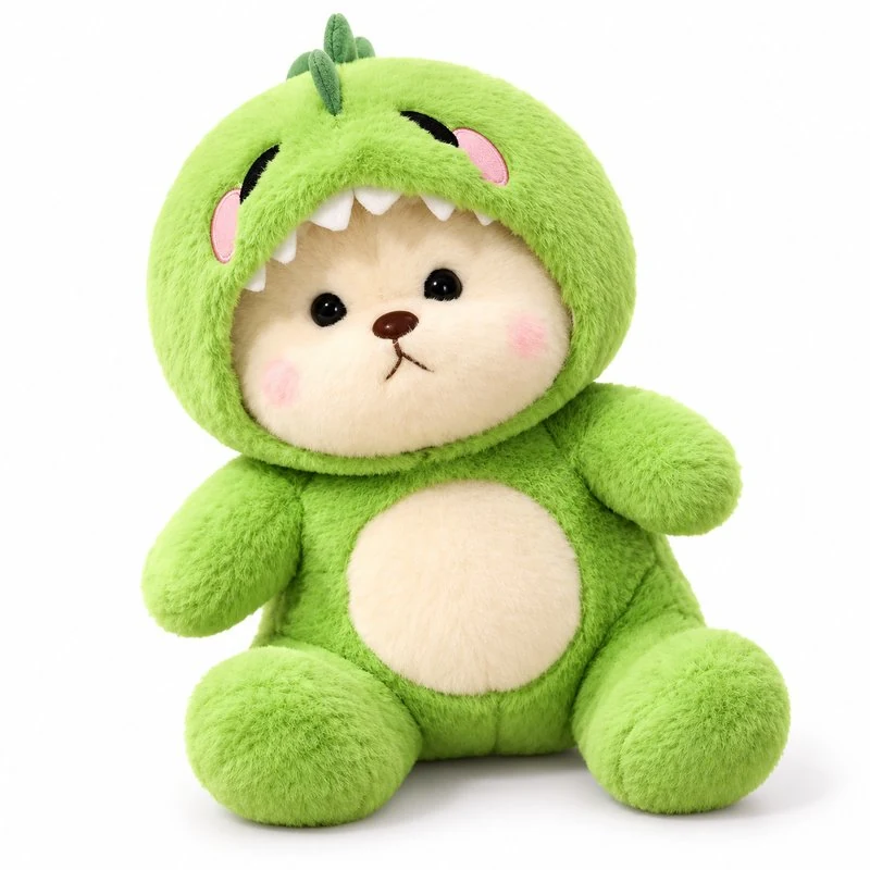 Green Dinosaur Costume Bear Plush