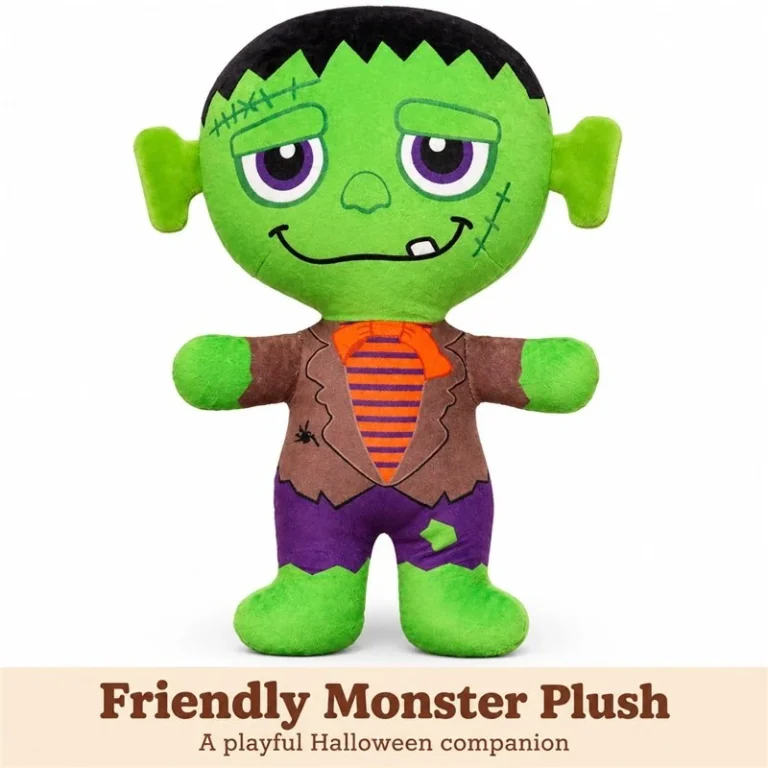 Green Halloween Monster Plush Doll