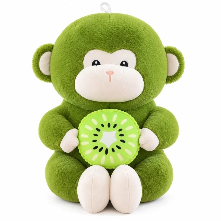 Green Kiwi Monkey Plush