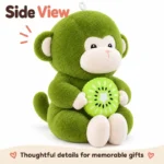Green Kiwi Monkey Plush — additional angle concept.