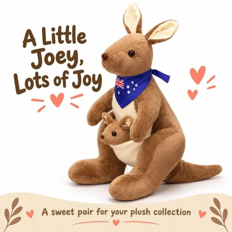 Kangaroo And Joey Plush Toy