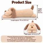 Long Floppy Ear Dog Plush Pillow — proposed size reference; dimensions require sample confirmation.