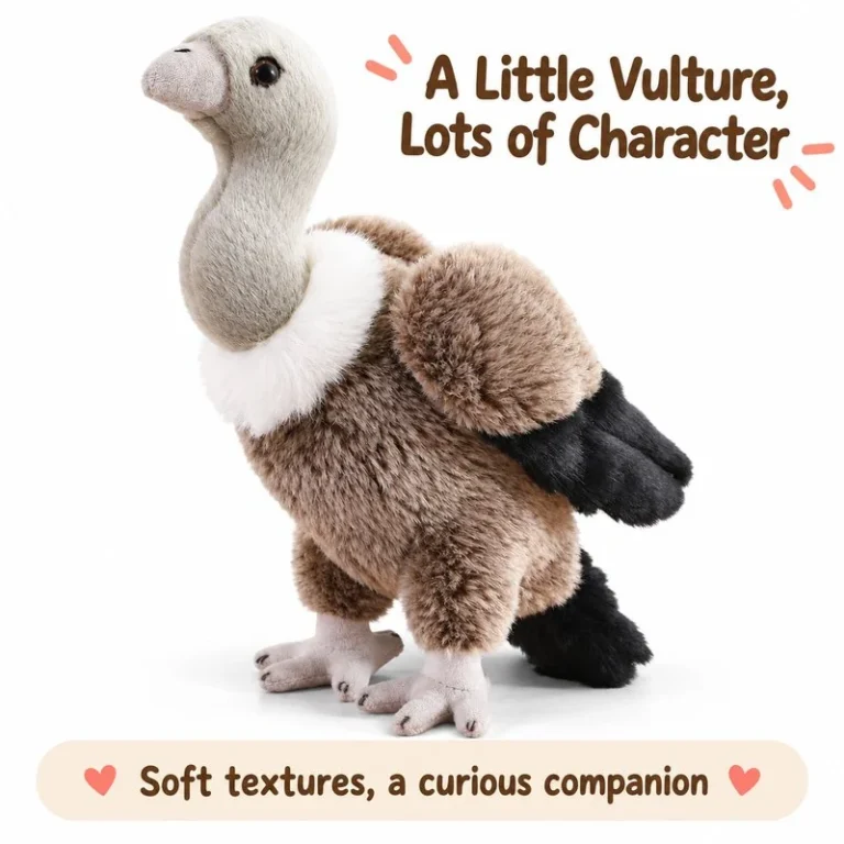 Long Neck Vulture Plush Toy