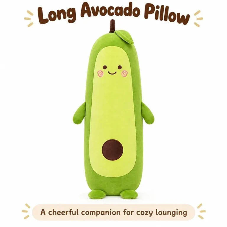 Long Avocado Body Pillow
