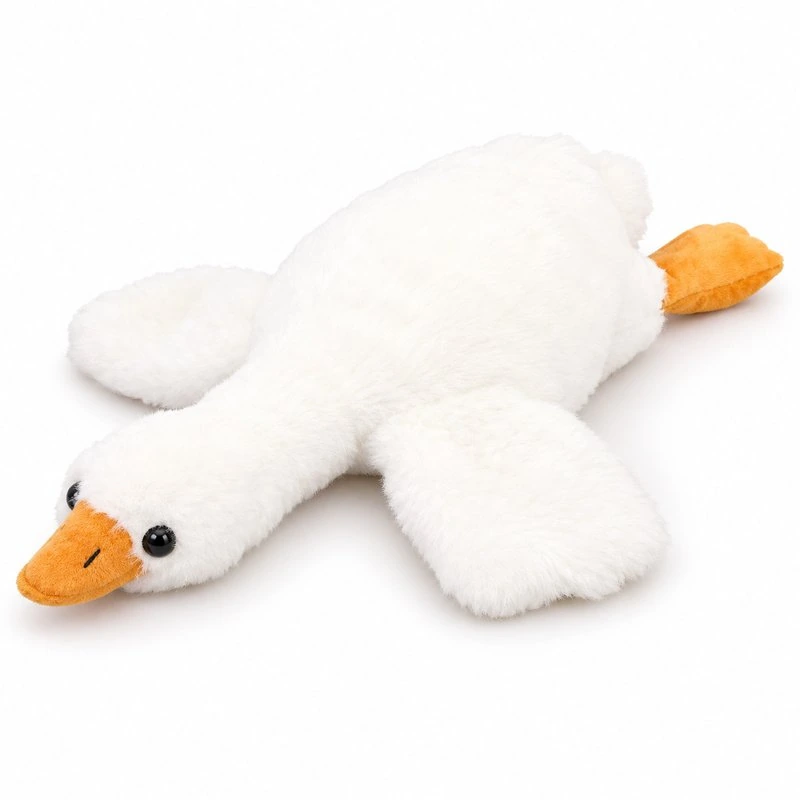 Lying White Goose Plush — plush design concept