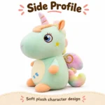 Mint Rainbow Wing Unicorn Plush — additional angle concept.