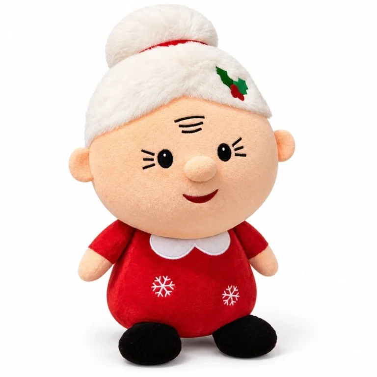 Mrs Claus Red Dress Plush