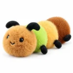 Multicolor Caterpillar Plush Toy; AI concept reference, final sample and specifications to be confirmed.