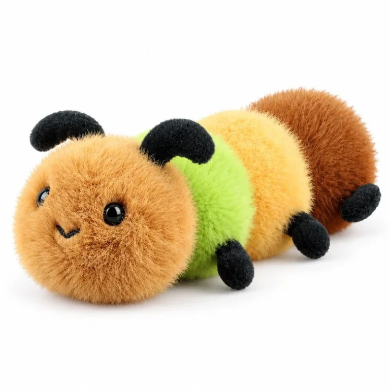 Multicolor Caterpillar Plush Toy