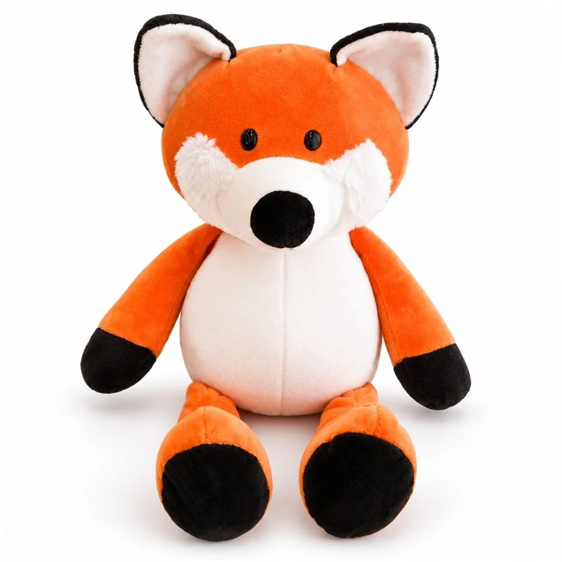 Long Arm Orange Fox Plush; AI concept reference, final sample and specifications to be confirmed.
