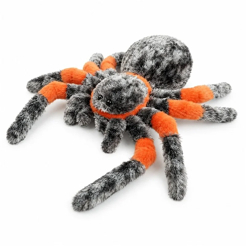 Orange Legged Spider Plush — plush design concept