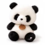 Compact Fluffy Panda Plush; AI concept reference, final sample and specifications to be confirmed.