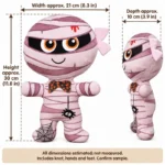 Pink Bandage Mummy Plush Doll — proposed size reference; dimensions require sample confirmation.