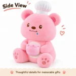 Pink Chef Bear With Jar Plush — additional angle concept.