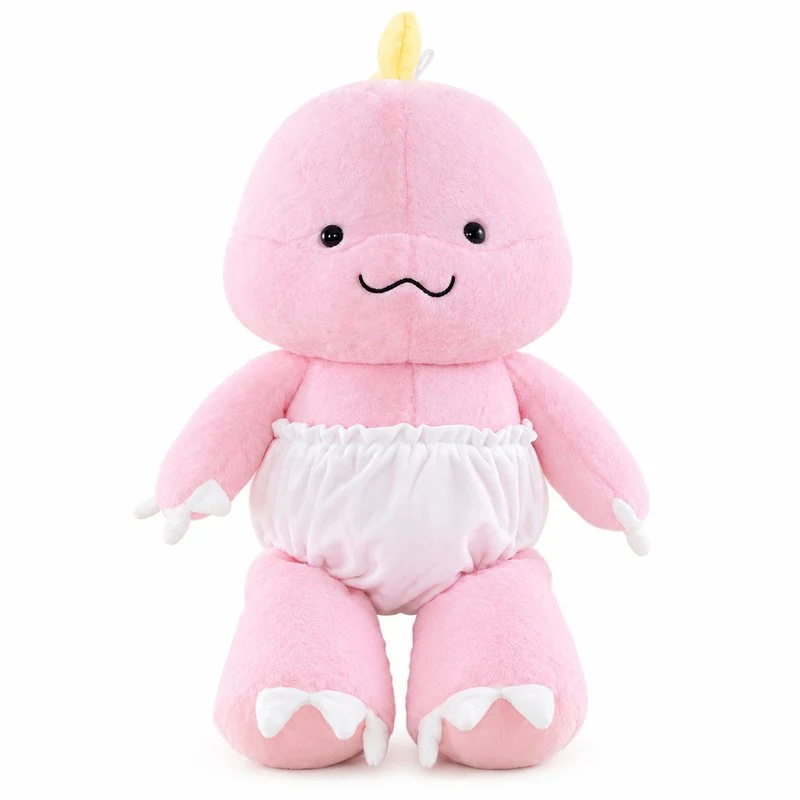 Pink Diaper Dinosaur Plush