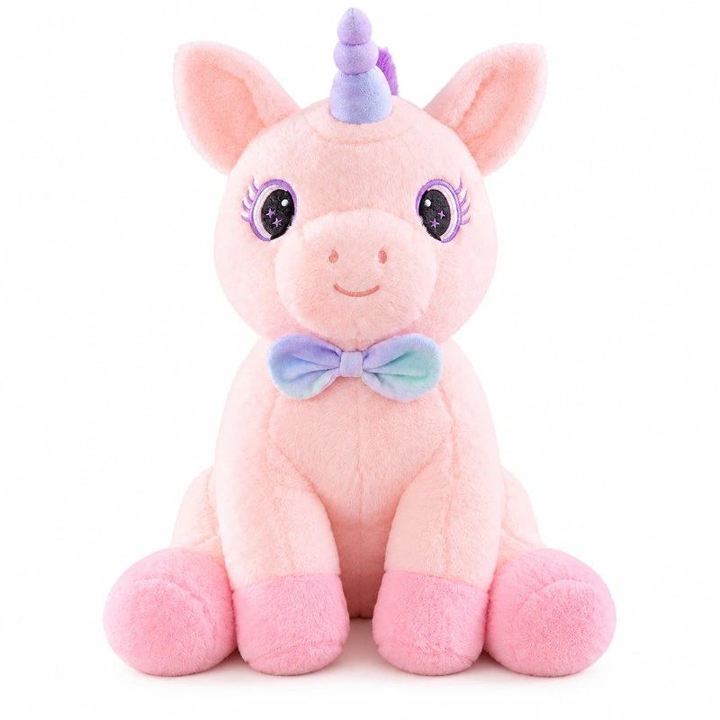 Pink Purple Mane Unicorn Plush