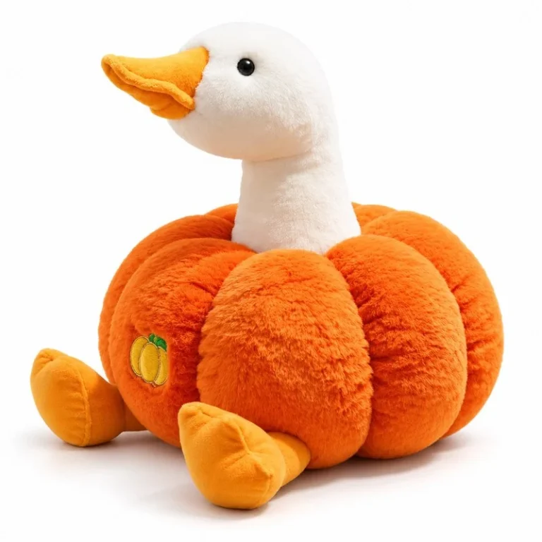 Pumpkin Costume Goose Plush