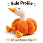 Pumpkin Costume Goose Plush — additional angle concept.