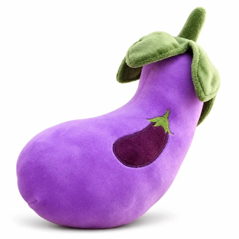 Purple Eggplant Plush Toy