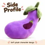 Purple Eggplant Plush Toy — additional angle concept.