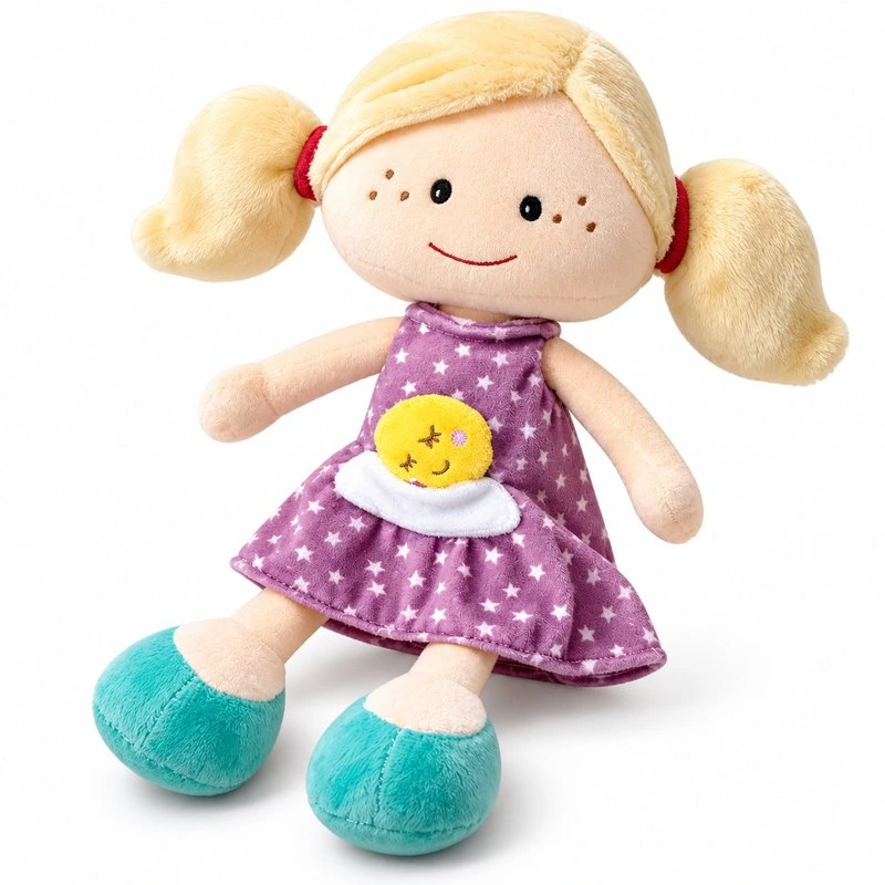 Purple Star Dress Cloth Doll