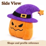Purple Witch Hat Pumpkin Plush — additional angle concept.