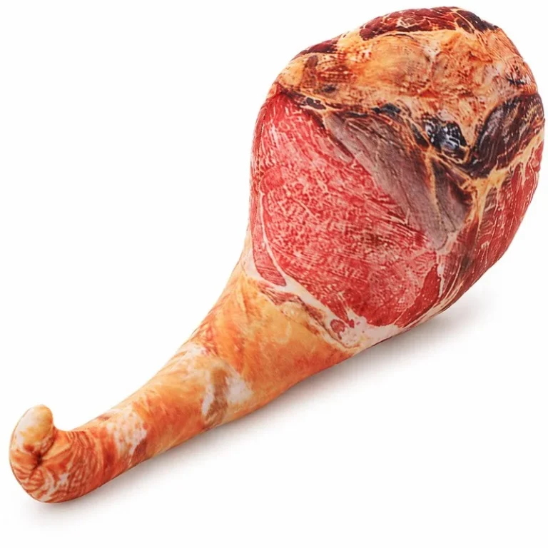 Realistic Ham Leg Plush Pillow