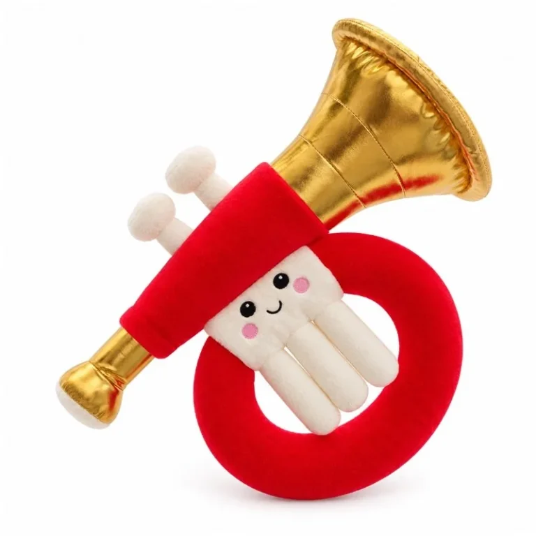 Red And Gold Trumpet Plush